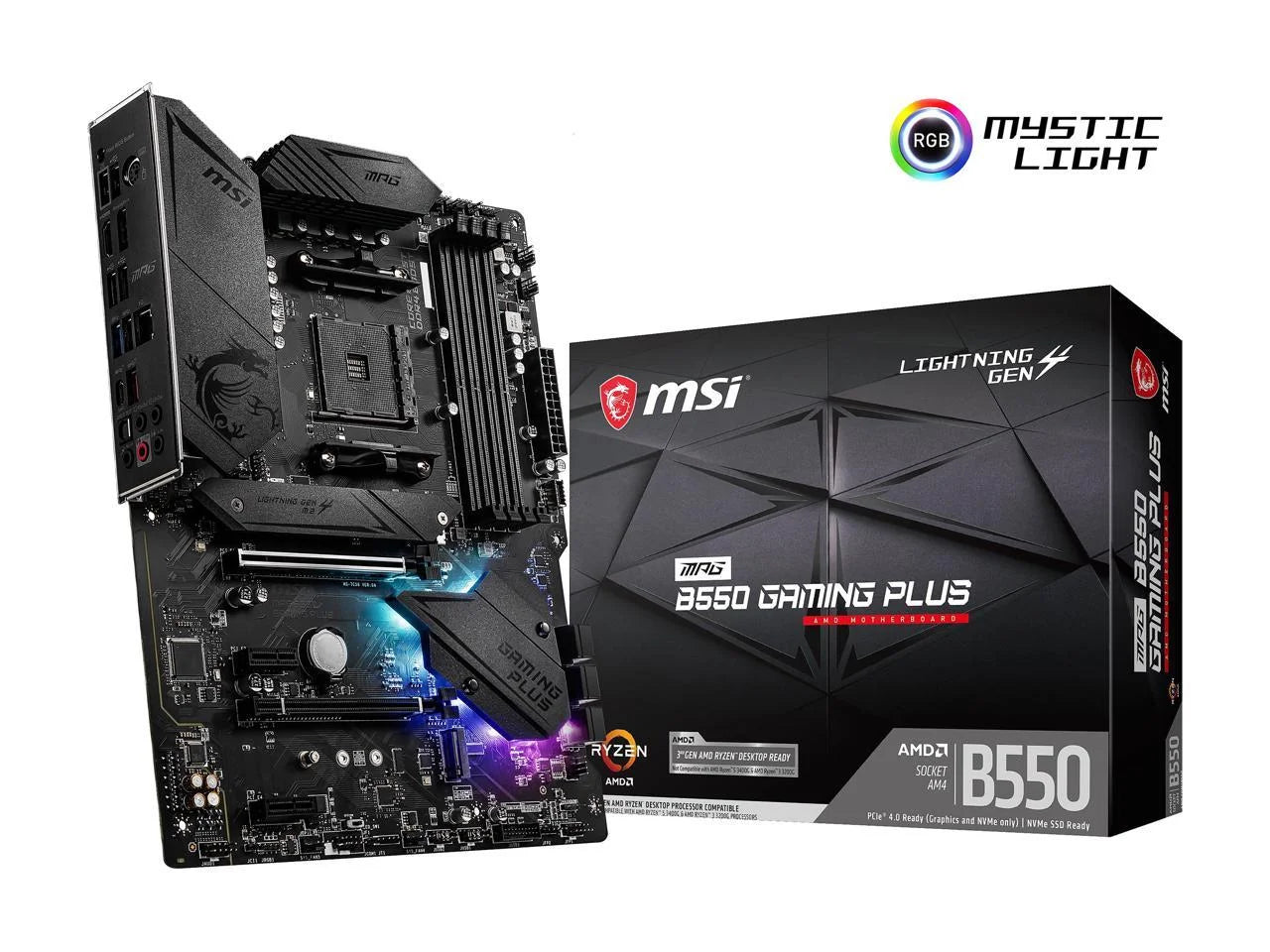 MPG B550 GAMING plus Desktop Motherboard