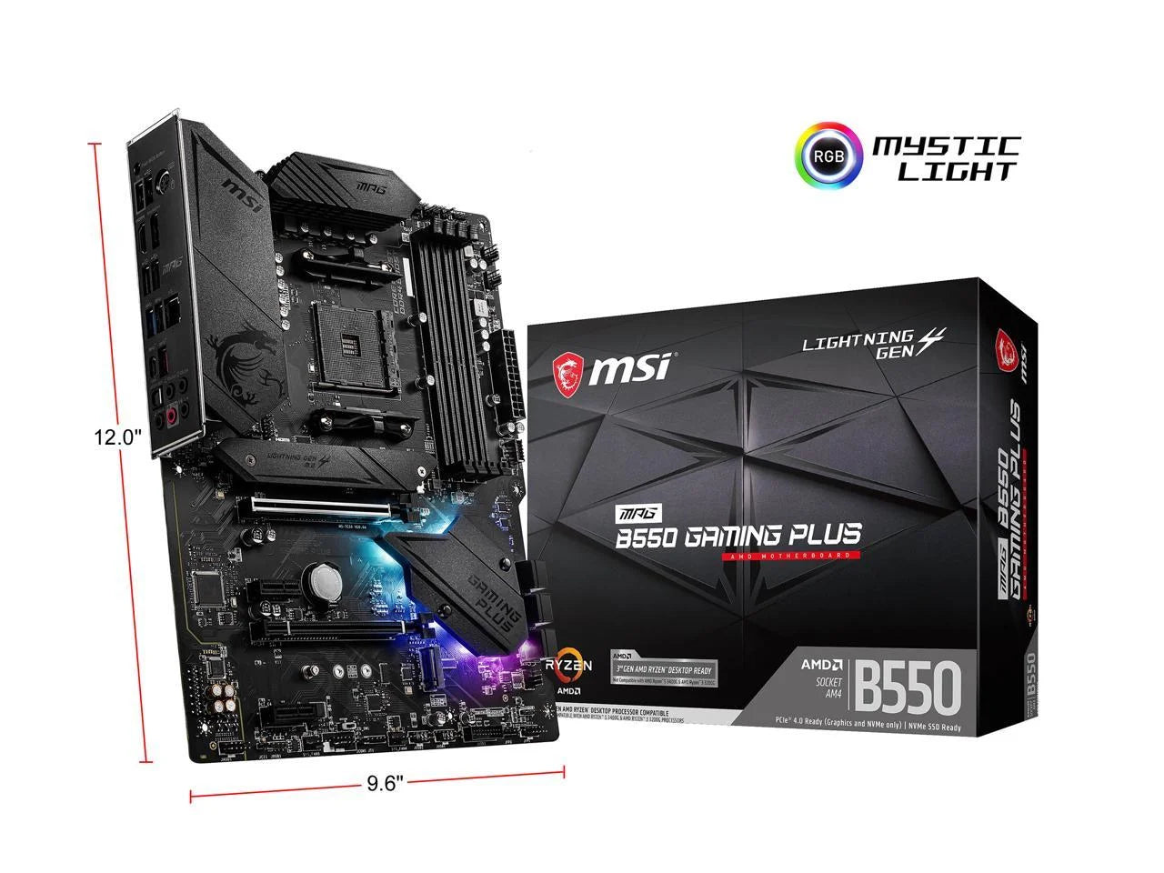 MPG B550 GAMING plus Desktop Motherboard