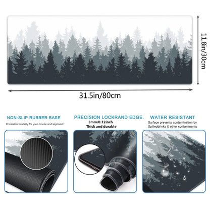 Mouse Desk Pad XXL Keyboard Mouse Carpet Anti-Slip Rubber Gamer Mouse Pad Laptop Mouse Pad Large