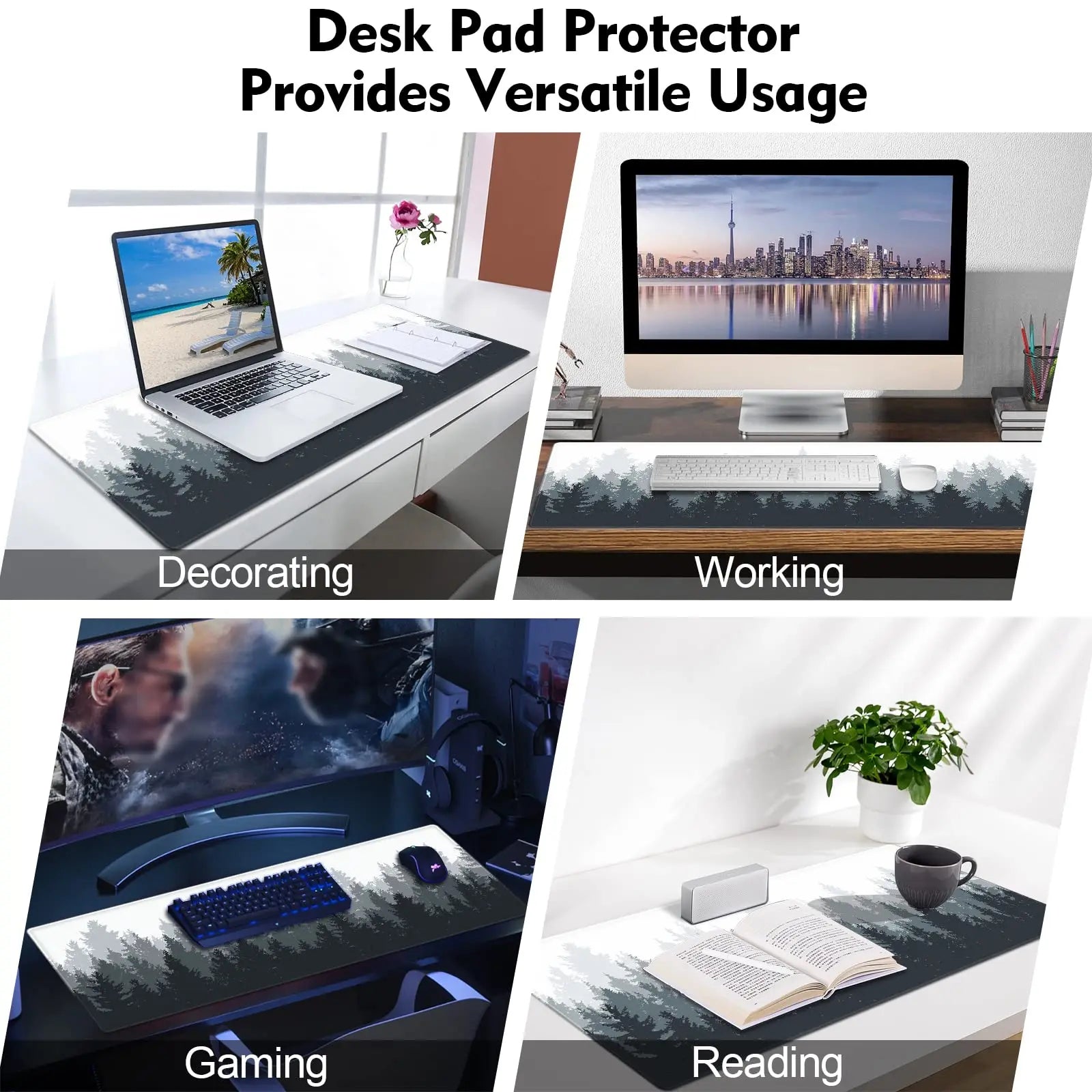 Mouse Desk Pad XXL Keyboard Mouse Carpet Anti-Slip Rubber Gamer Mouse Pad Laptop Mouse Pad Large