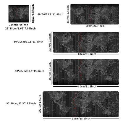 Mouse Pad Large Keyboard Mouse Desk Pad Non-Slip Rubber Gaming Mouse Pad Laptop Mouse Carpet